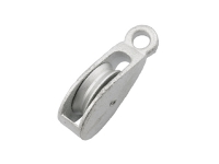 Single Wheel Awning Pulley 50mm ZP